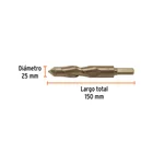 Broca para concreto 25 x 150 mm, TRUPER 3