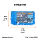 Lona de polietileno reforzada 3 x 6 m, azul, 180g/m2, TRUPER 4