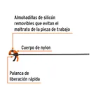 Prensa de ajuste rápido de 36' con cuerpo de nylon, TRUPER 2