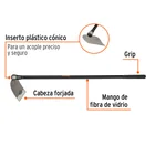 Azadón Centroamericano 3.0 lb, mango de fibra 54', TRUPER 2