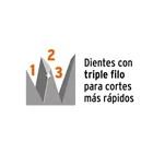 Serrucho Rapid 22', 7 DPP, mango de madera, TRUPER 5