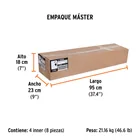 Hacha labor entera 4 lb, mango de madera 36', TRUPER 6