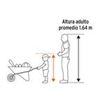 Carretilla para niños, concha metálica 54 x 40 cm, TRUPER 3
