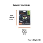 Linterna de minero LED 270 lm con sensor recargable, TRUPER 10
