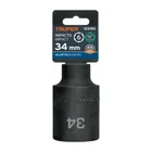 Dado largo impacto de 34 mm, 6 puntas, cuadro 1/2', TRUPER 4