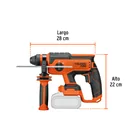 Rotomartillo SDS Plus/destornillador 20V, 2J, sin accesorios 3