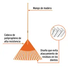 Escoba para alto volumen de hojas, TRUPER 2