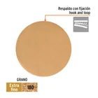 Paquete con 5 discos de lija 6' grano 180, ciegos, TRUPER 2