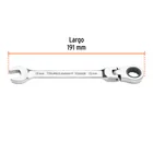 Llave combinada con matraca 15 mm flexible, EXPERT 3