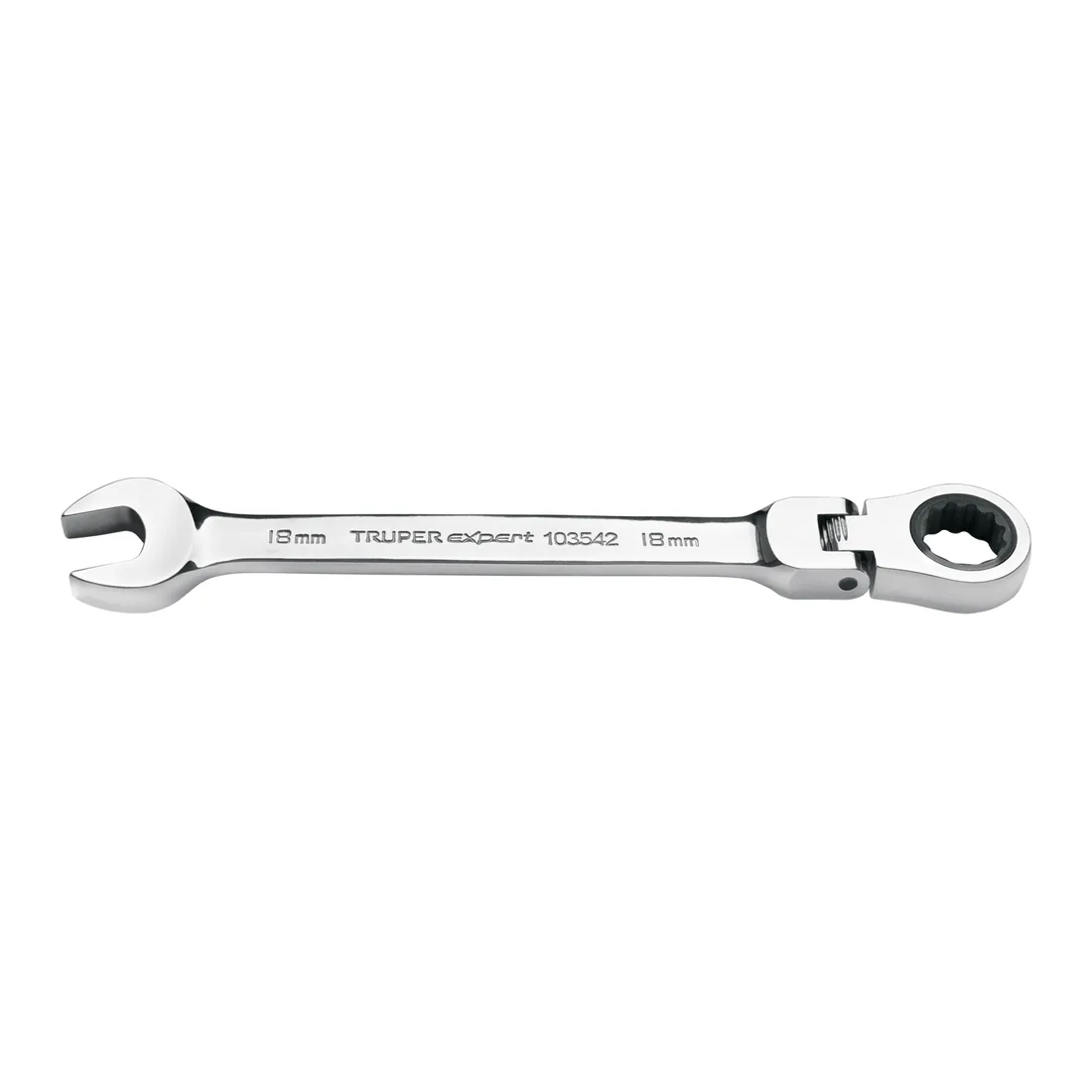 Llave combinada con matraca 18 mm flexible, EXPERT