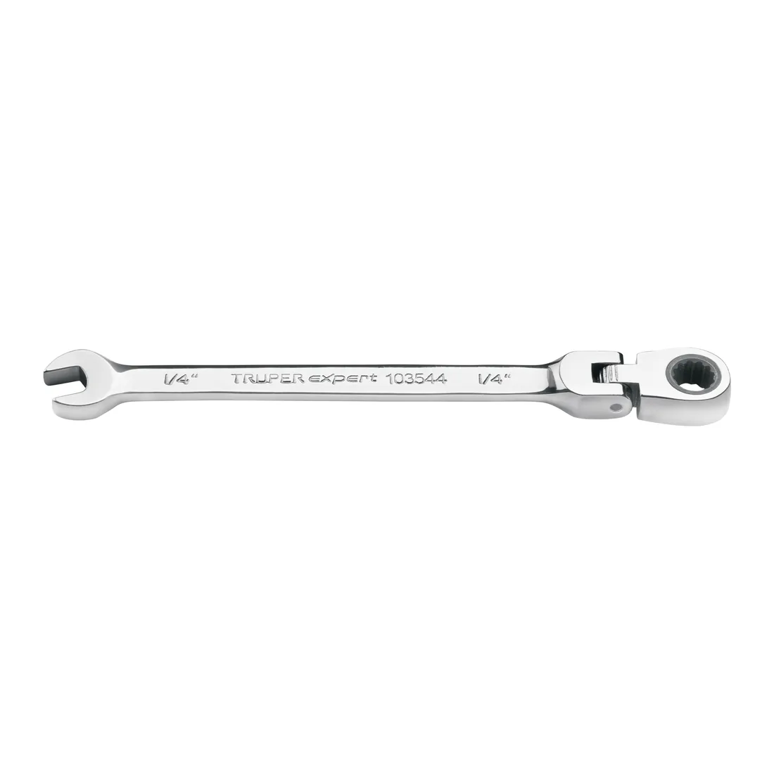 Llave combinada con matraca 1/4' flexible, EXPERT