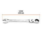 Llave combinada con matraca 3/4' flexible, EXPERT 3
