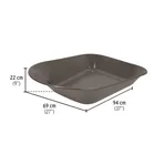 Carretilla 4 ft3, gris, neumática, bastidor tubular, PRETUL 3