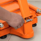 Báscula electrónica de plataforma, plegable,500 kg, TRUPER 4