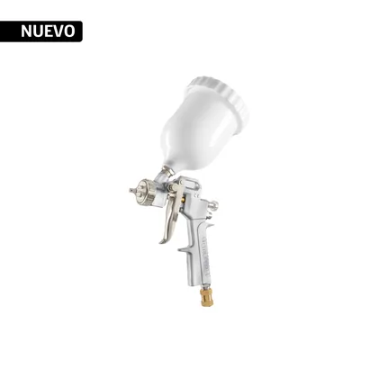 Pistola p/pintar Híbrida vaso plástico,1.3mm, TRUPER