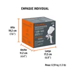 Pistola p/pintar híbrida vaso plástico,1.5mm, TRUPER 7