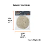 Borla para pulir lana trenzada de 8' hook and loop, TRUPER 4