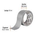 Cinta para ducto 10m x 48mm, espesor 0.27mm, EXPERT 3