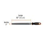 Lima plana muza 10' con mango Comfort Grip, TRUPER 3