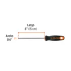 Lima redonda muza 6' con mango Comfort Grip, TRUPER 3