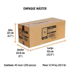 Disco laminado 4', grano 80 centro 5/8', fibra, TRUPER 6