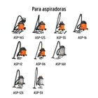 Filtro de cartucho para sólidos, aspiradoras 5, 12 y 16 gal 2
