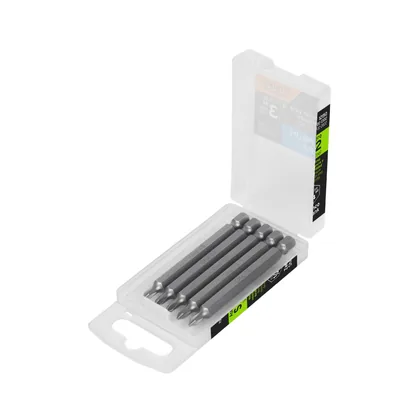 Estuche con 5 puntas de cruz PH0 largo 3', TRUPER EXPERT
