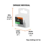 Estuche con 5 puntas torx T8 largo 1', TRUPER EXPERT 6