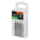 Estuche con 5 puntas torx T6 largo 2', TRUPER EXPERT 5