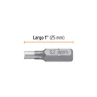 Estuche con 5 puntas hexagonales de 4 mm largo 1', EXPERT 3