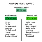 Cuchillas de repuesto para cortapernos 12', TRUPER 4