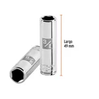 Dado largo de 3/8', 6 puntas, cuadro 1/4', TRUPER 3