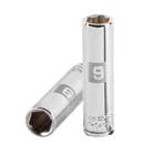 Dado largo de 9 mm, 6 puntas, cuadro 1/4', TRUPER 1