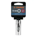 Dado largo de 13 mm, 6 puntas, cuadro 1/4', TRUPER 4