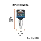 Dado punta hexagonal de 14 mm, cuadro 1/2', TRUPER 5