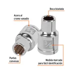 Dado de 3/8', 12 puntas, cuadro 1/2', TRUPER 2