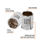 Dado de 7/8', 12 puntas, cuadro 1/2', TRUPER 2