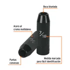 Dado largo impacto de 7/16', 6 puntas, cuadro 1/2', TRUPER 2