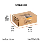 Dado largo impacto de 7/16', 6 puntas, cuadro 1/2', TRUPER 6
