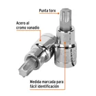 Dado punta torx T-55, cuadro 1/2', TRUPER 2