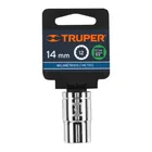 Dado de 14 mm, 12 puntas, cuadro 1/2', TRUPER 4