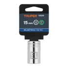 Dado de 15 mm, 12 puntas, cuadro 1/2', TRUPER 4