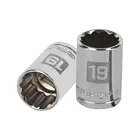 Dado de 19 mm, 12 puntas, cuadro 1/2', TRUPER 1