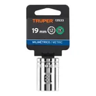 Dado de 19 mm, 12 puntas, cuadro 1/2', TRUPER 4