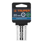 Dado de 20 mm, 12 puntas, cuadro 1/2', TRUPER 4