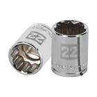 Dado de 22 mm, 12 puntas, cuadro 1/2', TRUPER 1
