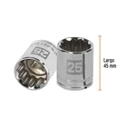 Dado de 25 mm, 12 puntas, cuadro 1/2', TRUPER 3