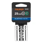 Dado de 25 mm, 12 puntas, cuadro 1/2', TRUPER 4
