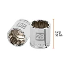 Dado de 28 mm, 12 puntas, cuadro 1/2', TRUPER 3