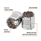 Dado de 29 mm, 12 puntas, cuadro 1/2', TRUPER 2